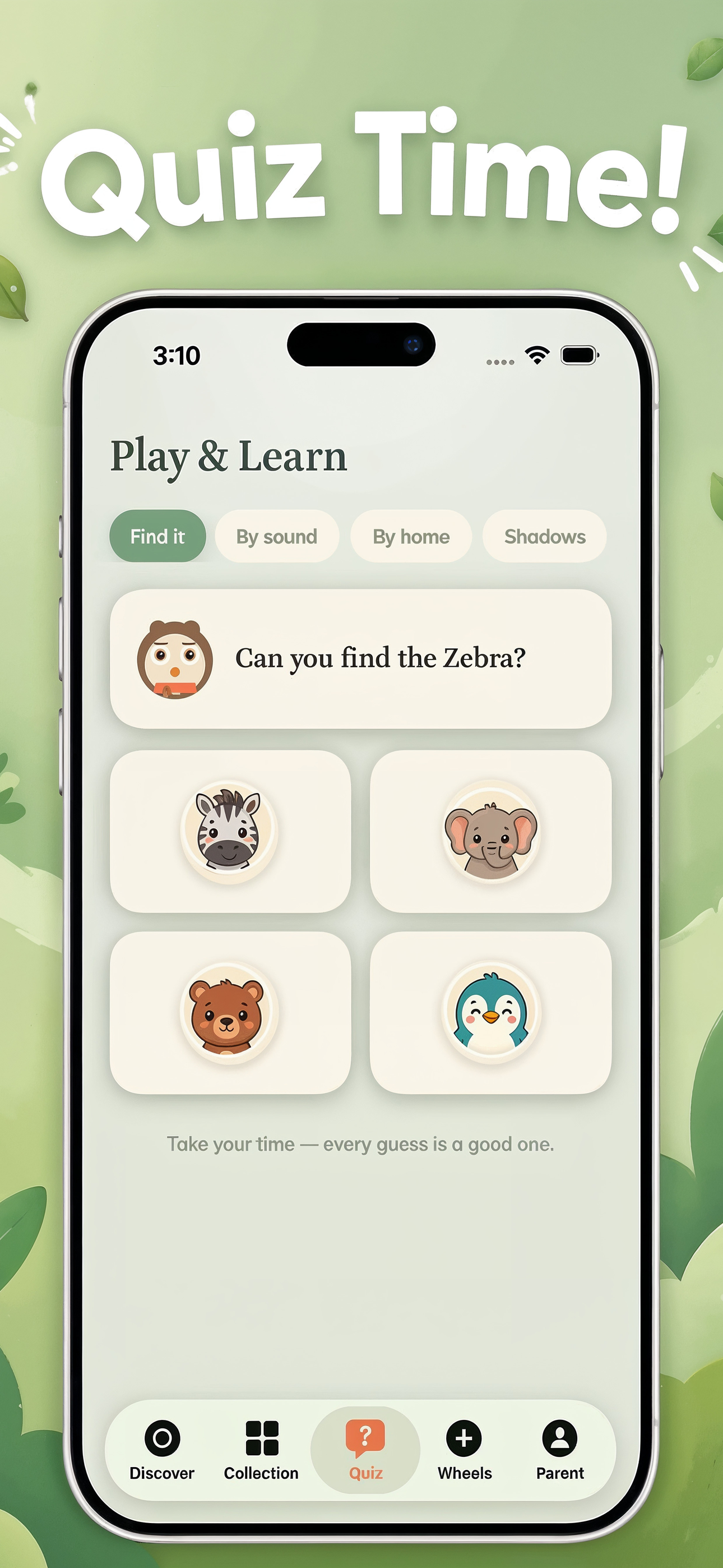 Animal quiz for kids