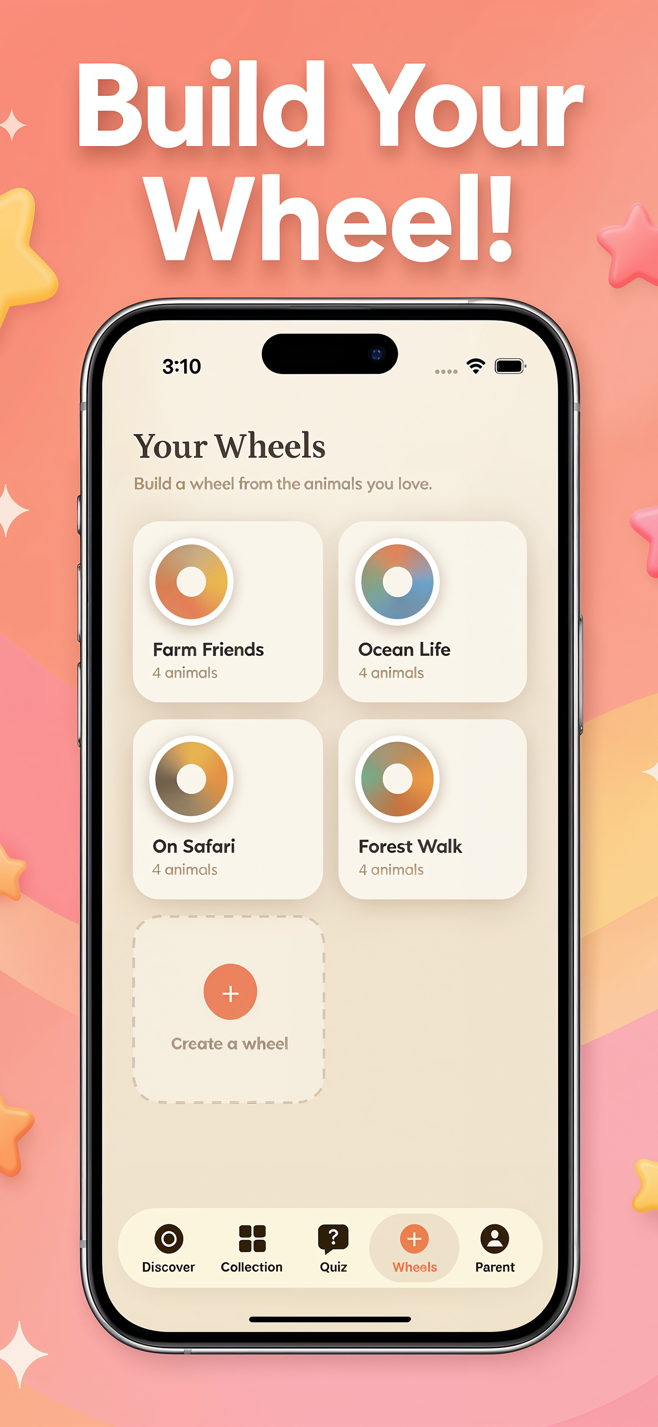 Build custom animal wheels